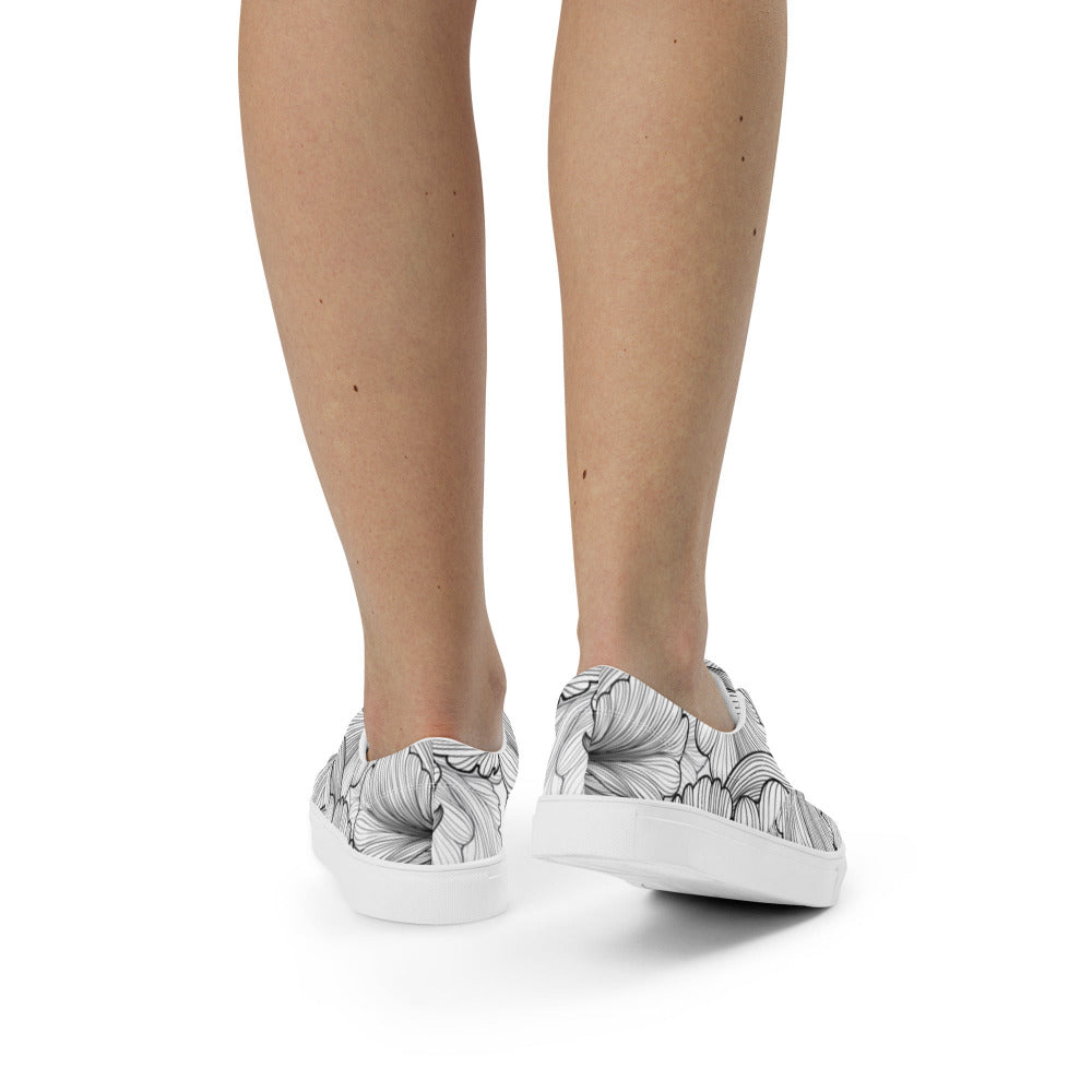 Flowing Petals Women's Sneakers - https://ascensionemporium.net